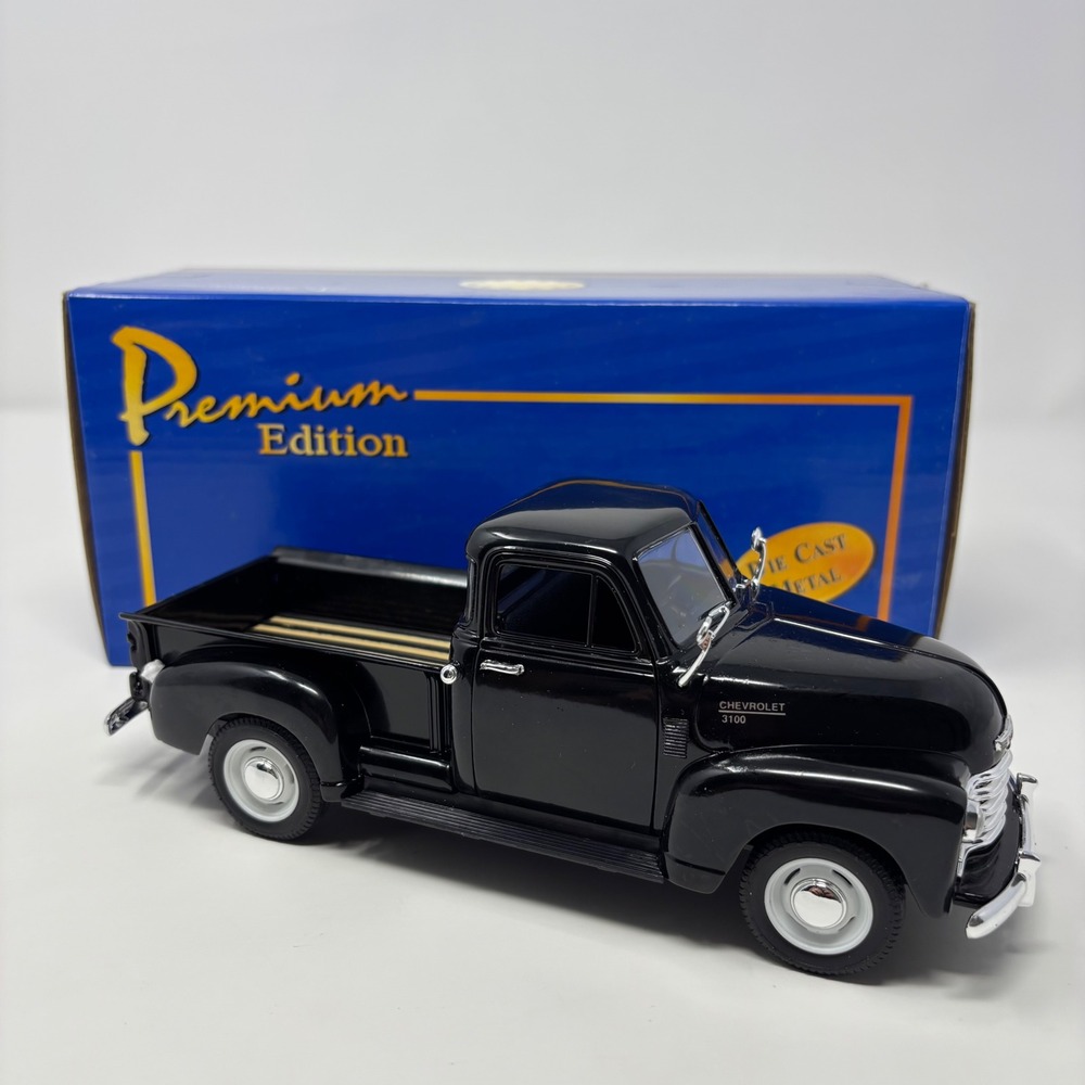 1953 Chevrolet 3100 Pickup Truck Welly Premium Edition 1:24 Diecast Metal Black